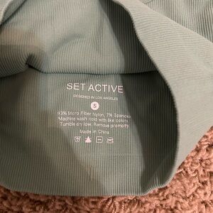 Set Active workout set